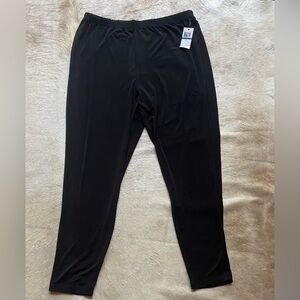Nina Leonard Black Track Pants